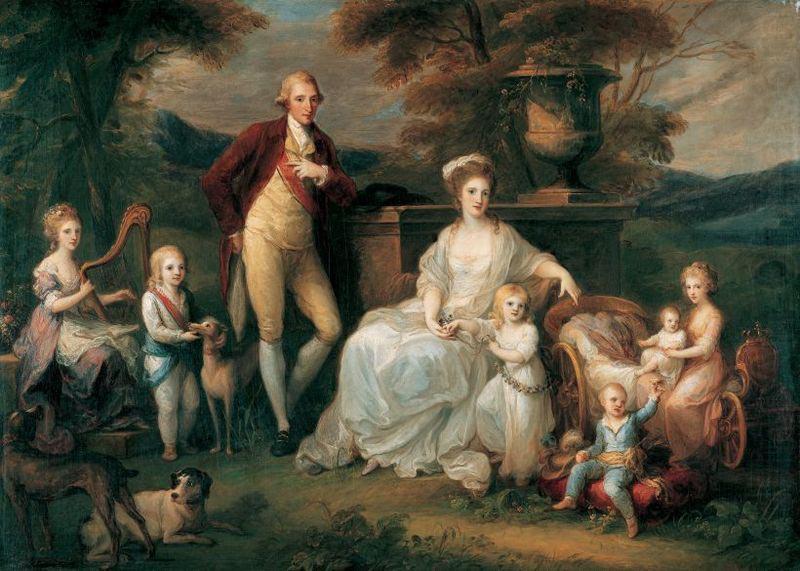 Portrait of Ferdinand IV of Naples, and his Family, Angelica Kauffmann